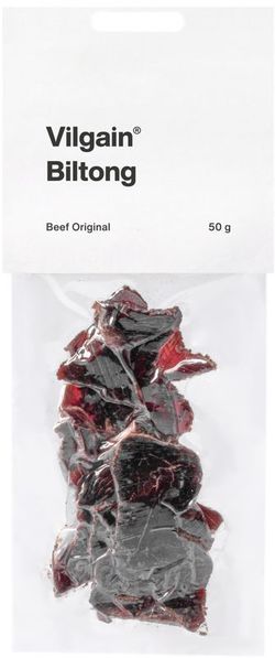 Vilgain Sušené hovädzie mäso biltong original 50 g
