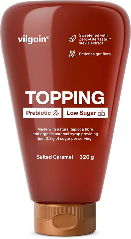 Vilgain Prebiotic Topping Low Sugar – slaný karamel 320 g