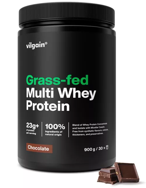 Vilgain Grass-Fed Multi Whey Protein čokoláda 900 g