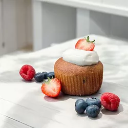 Proteínový muffin s lesným ovocím (6 porcií)